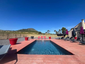 Maison de charme, piscine et vue panoramique
